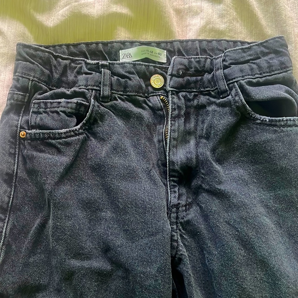 Zara cargo style jeans, girls size 11-12